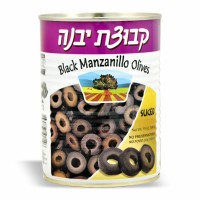 21-327-2 YAVNE BLACK SLICED OLIVES  12/19 OZ