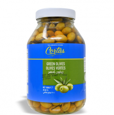 21-340-2 CORTAS GREEN OLIVES 12/36 OZ