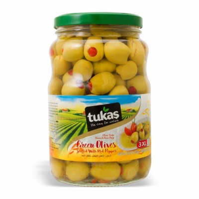 21-367-2 TUKAS STUFFED GREEN OLIVE 6/1.6 KG