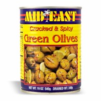 21-451-2 M.E. GREEN CRACKED OLIVE HOT 12/19OZ