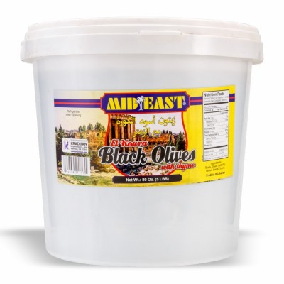 21-457-2 M.E. KOURA BLK OLIVE W/ZAHTAR 4/5 LB