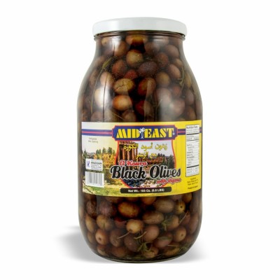 21-460-2 M.E. KOURA BLACK OLIVES W/ZAATAR  4/1 GL