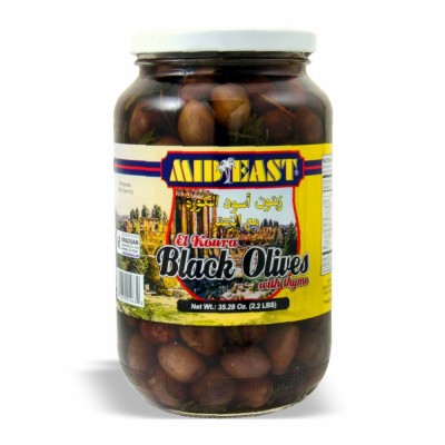 21-466-2 M.E. KOURA  BLK OLIVE W/ZAATAR 12/1 KG