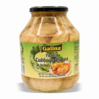 27-300-1 GALINA CABBAGE LEAVES IN BRINE 6/51.8 OZ
