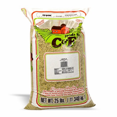 29-251-1 LENTILS GREEN                  25 LB
