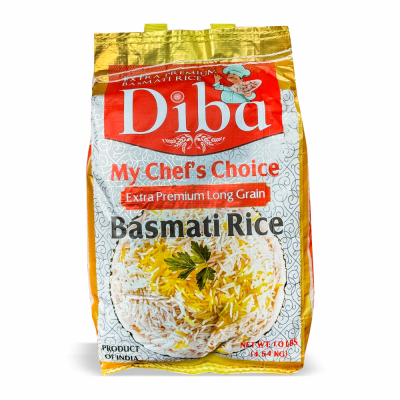 33-120-1 DIBA MY CHEF CHOICE BASMATI RICE 4/10 LB