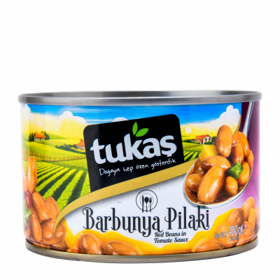 36-199-1 TUKAS WHITE BEANS IN TOMATO SAUCE 12/400GR