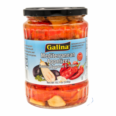 36-302-1 GALINA MEDIT APPET EGGPLANT/PEPPER 12/18.7 OZ