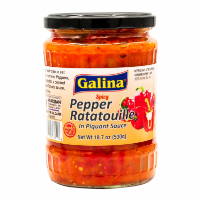36-311-1 GALINA PEPPER RATATOUILLE IN PIQUANT SAUCE 12/18.7 OZ