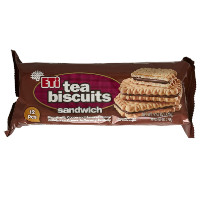 37-358-1 ETI TEA BISCUITS W/COCO SANDWICH 15/270 GR