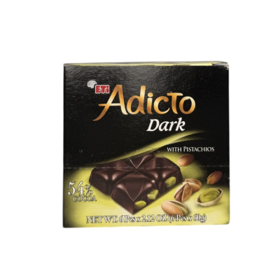 37-364-1 ETI ADICTO CHOCO DARK/PIST 12X6/60 GR