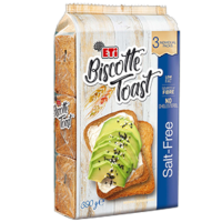 37-365-1 ETI BISCOTTE TOAST NO SALT  12/390 GR