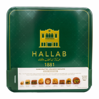 37-420-1 HALLAB MIXED BAKLAVA EXTRA TIN 18/450 GR