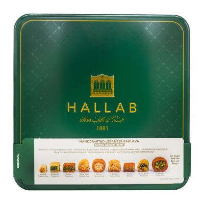 37-421-1 HALLAB MIXED BAKLAVA EXTRA 12/900 GR
