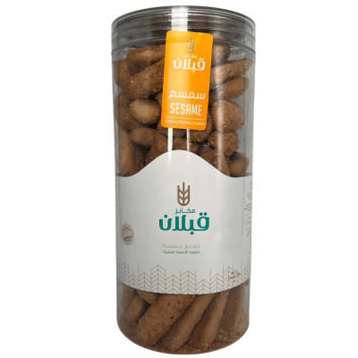 38-135-1 QABALAN BREAD STICKS W/SESAME 8/350 GR
