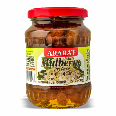41-251-1 ARARAT MULBERRY (TUT) PRES. WHITE   12/15 OZ