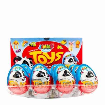 44-129-1 BONART JIMMY TOY EGG CREAM CHOCO 12/25 GR