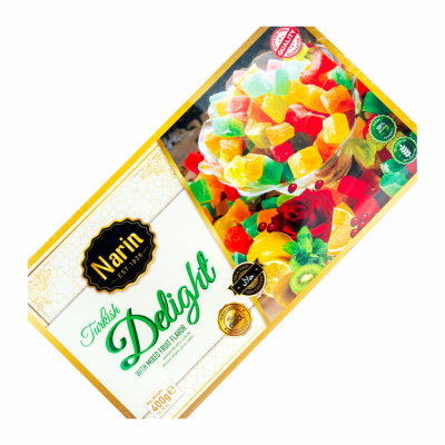 44-298-1 NARIN TURKISH DELIGHT MIXED FRUITS 12/400 GR