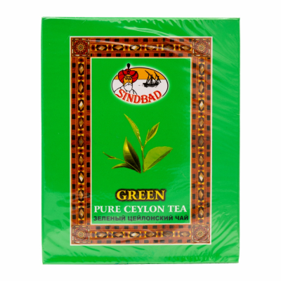 45-131-1 SINDBAD "GREEN" PURE CEYLON TEA 12/500 GR