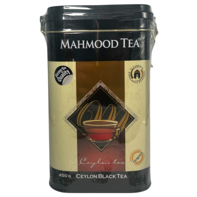 45-361-1 MAHMOOD BLACK  CEYLON TEA TIN 10/450 GR