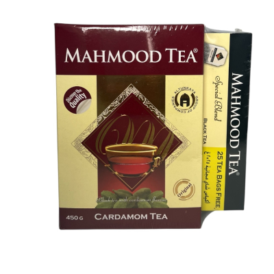 45-365-1 MAHMOOD CARDAMOM TEA CTN 20/450 GR