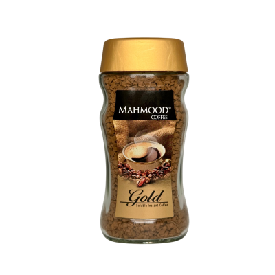 46-266-1 MAHMOOD COFFEE GOLD GLASS JARS 6/100 GR