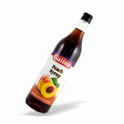 48-124-1 GALINA PEACH SYRUP 12/1 LT
