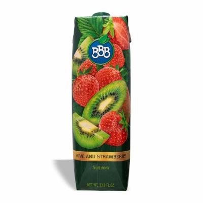 49-131-1 B.B.B. KIWI & STRAWERRY FRUIT DRINK 12/1 LT