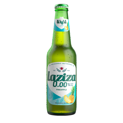 49-228-1 LAZIZA PINEAPPLE MALT DRINK 24/280 ML