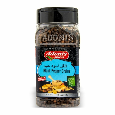 60-848-1 ADONIS BLACK PEPPER WHOLE 12/7.5 OZ