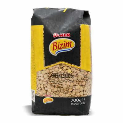 70-451-1 ULKER BIZIM GREEN LENTIL 12/700 GR