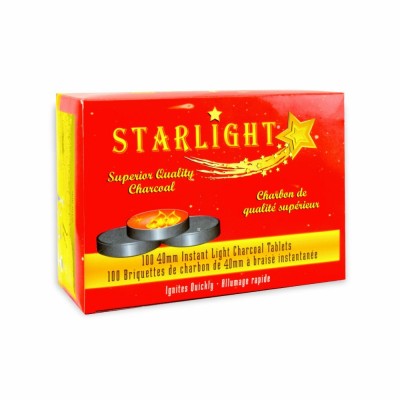 90-331-3 CHARCOAL TABLETS  40MM 12/100 PC