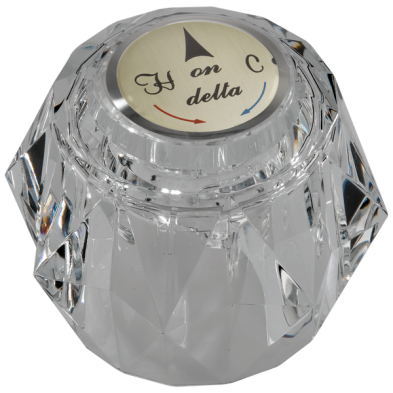 CD-101 Delta Single Lever Basin Clear Knob Handle Kit