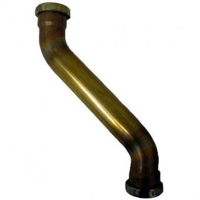 DS-101R 1 1/2" Rough Brass Double Offset