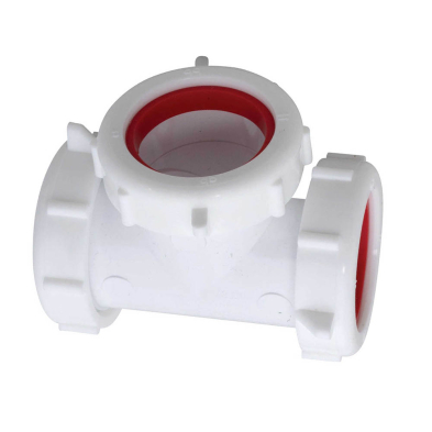 DZ-DST01 1 1/2" x 1 1/2" x 1 1/2" Plastic Slip Tee