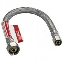 FD-102 3/8" OD x 1/2" FIP x 12" Flexible Faucet Supply Premium