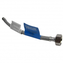 FD-102Y 3/8" Comp x 3/4" FIP x 12" SS Braided Flex Supply