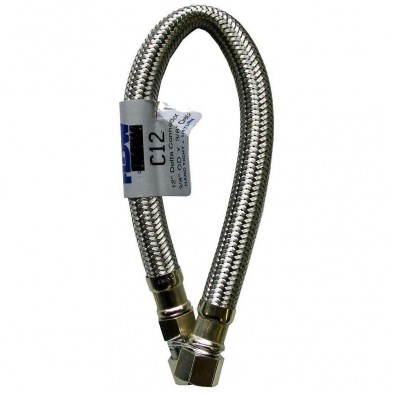 FD-112 3/8" OD x 3/8" Comp x 12" Delta Faucet Flexible Supply
