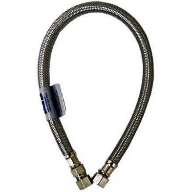 FD-114R 3/8" OD x 3/8" Comp x 20" Faucet Flexible Supply, Budget