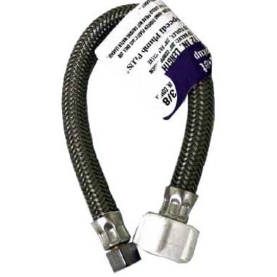 FD-235 3/8" OD x 7/8" Tank x 12" Flexible Supply Premium