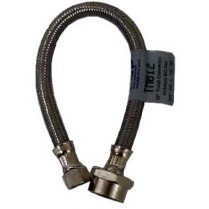 FD-238 3/8" OD x 7/8" Metal  x 20" Flexible Tank Supply