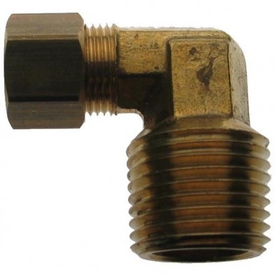 FD-304 3/8" Compression x 1/2" Male Angle Adapter