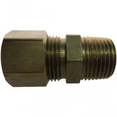 FD-312 1/2" OD x 3/8" Male Comp Adapter
