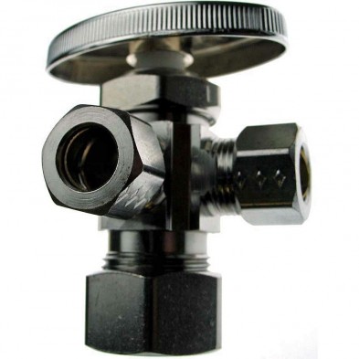 FD-515 1/2" OD x 3/8" OD x 3/8" OD Stop Valve