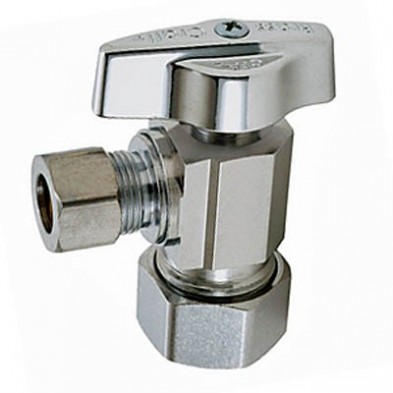 FD-524 5/8" OD x 1/4" OD Angle Stop Valve