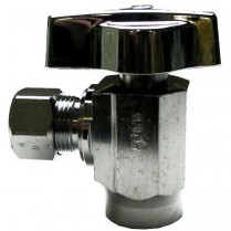 FD-550R 1/2" SWT x 3/8" OD Quarter Turn Angle Stop Valve, Budget