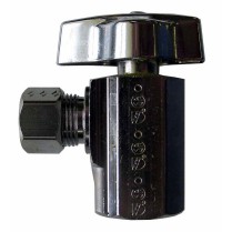 FD-551 3/8" IPS x 3/8" OD Quarter Turn Angle Stop Valve Premium