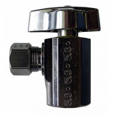 FD-551R 3/8" IPS x 3/8" OD Quarter Turn Angle Stop Valve Budget