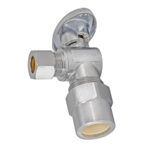 FD-552VC 1/2" CPVC x 3/8" OD Quarter Turn Angle Stop Valve