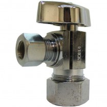 FD-553 1/2" Nom Comp x 3/8" OD Quarter Turn Angle Premium